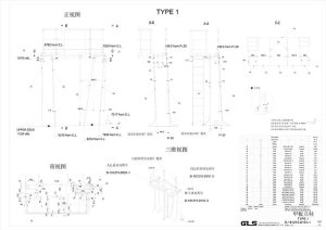 deck stanchion drawing